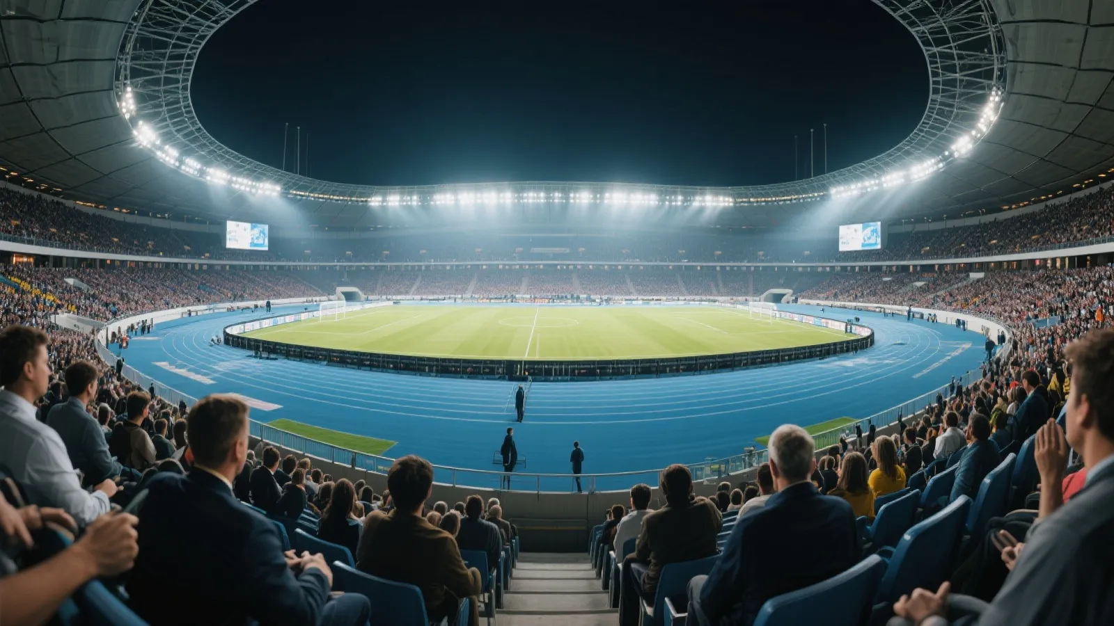 体育现场氛围图